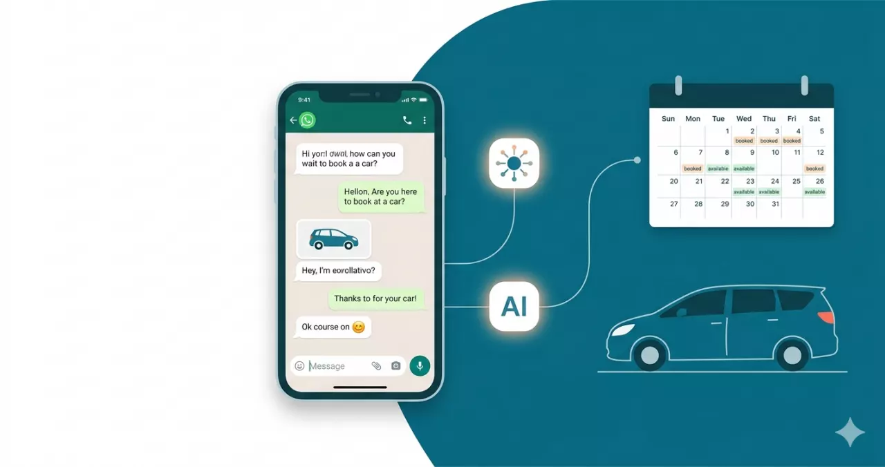 IA para Alquiler de Autos: Responde Chats y Verifica Flota Automáticamente (2026)