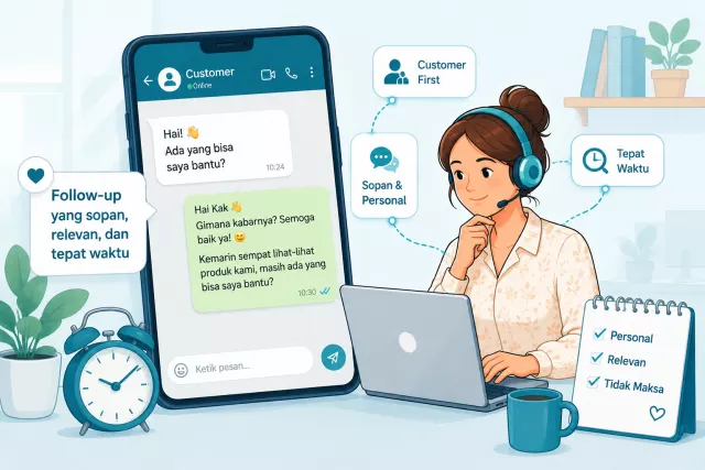 كيفية متابعة العملاء على WhatsApp دون الظهور بمظهر الإلحاح (+ أمثلة على العبارات)
